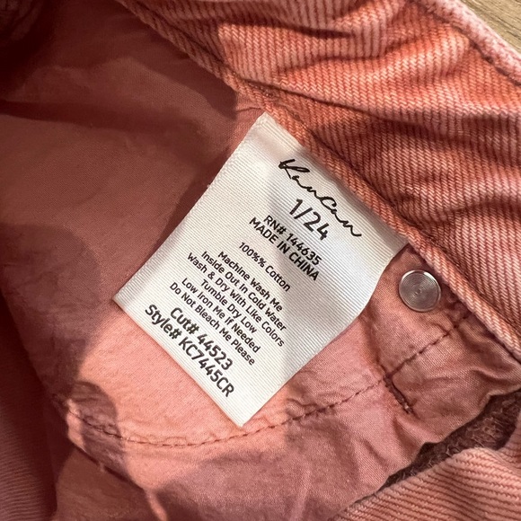 Kancan Coral Ultra High Rise Distressed Straight Leg NWOT - Picture 3 of 4